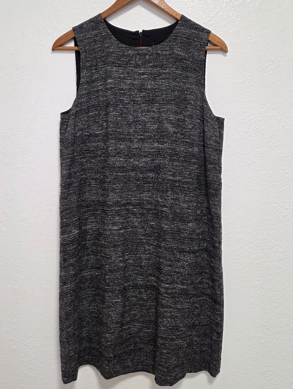 Eileen Fisher Silk-Lined Linen Sleeveless Dress Sz XS Brand New